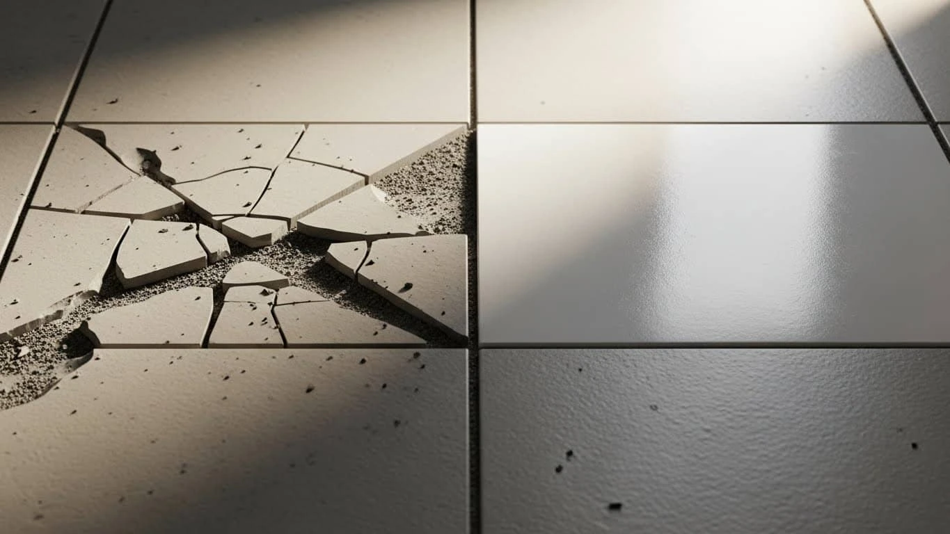 how to replace a broken tile